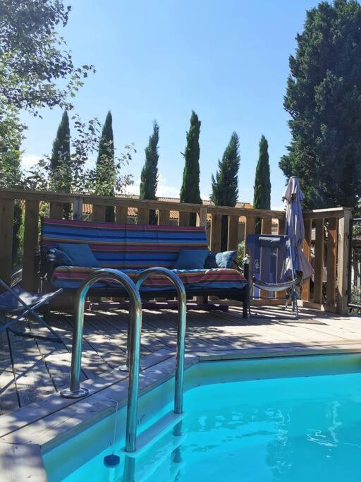 Maison Avec Piscine Dans Village Provencal. Courthézon Exteriör bild